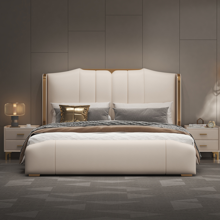 King Size Bed Frame With Storage Drawers - Móveis de Quarto Modernos e Luxuosos