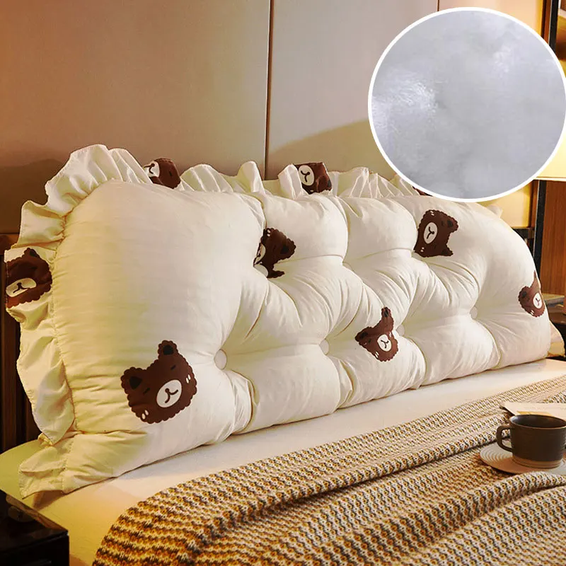 Headboard Cushion Backrest Tatami - Travesseiro retangular lavável do encosto, Almofada