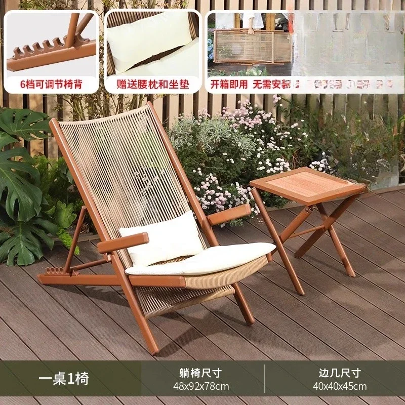 Chairs - Cadeira de Varanda Dobrável Casual para