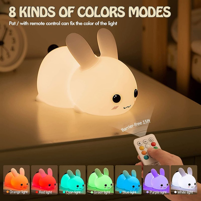 Floating Nightstand With Led Light - Coelho Controle Remoto LED Night Light