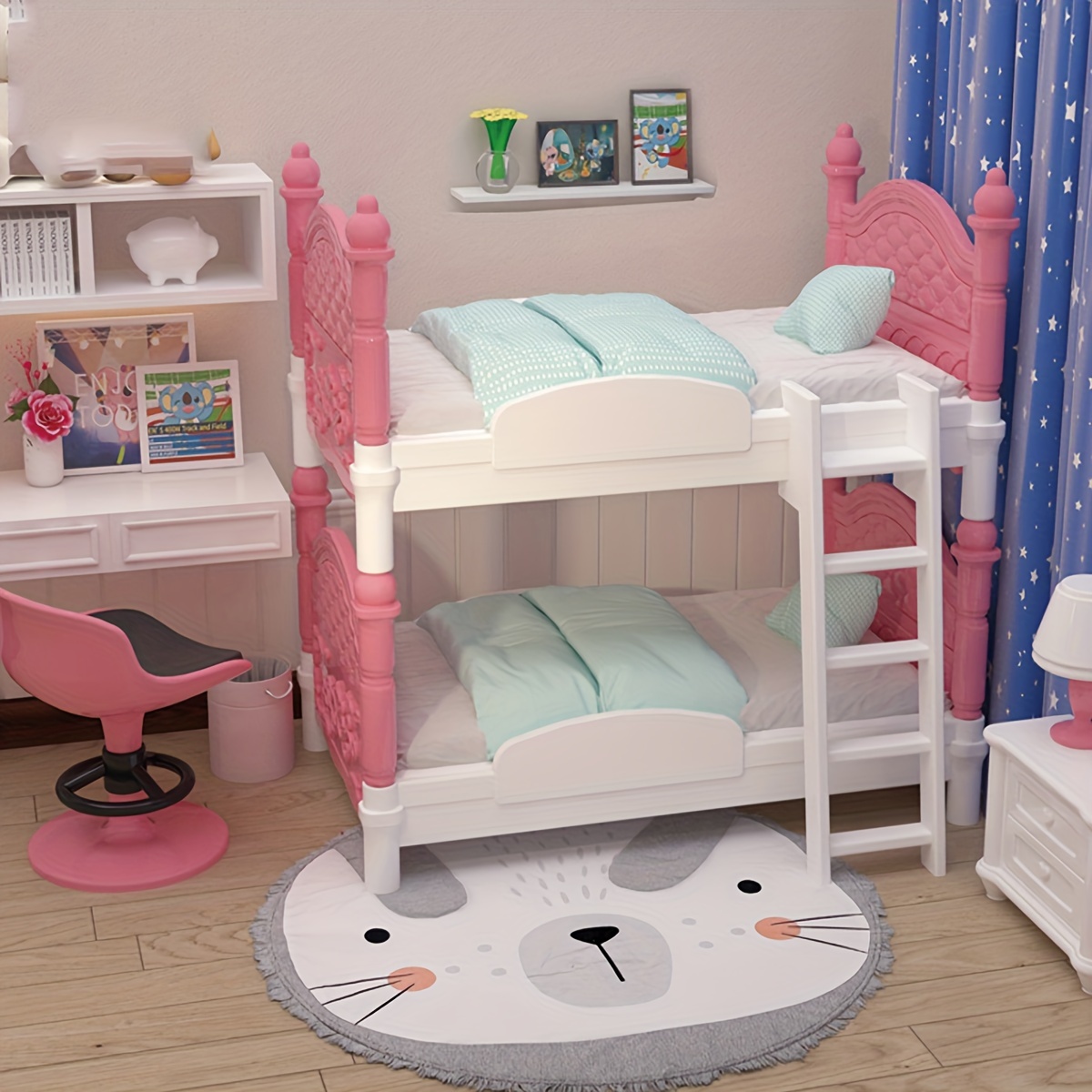 Bedroom Furniture - Cama de Casal em Miniatura para
