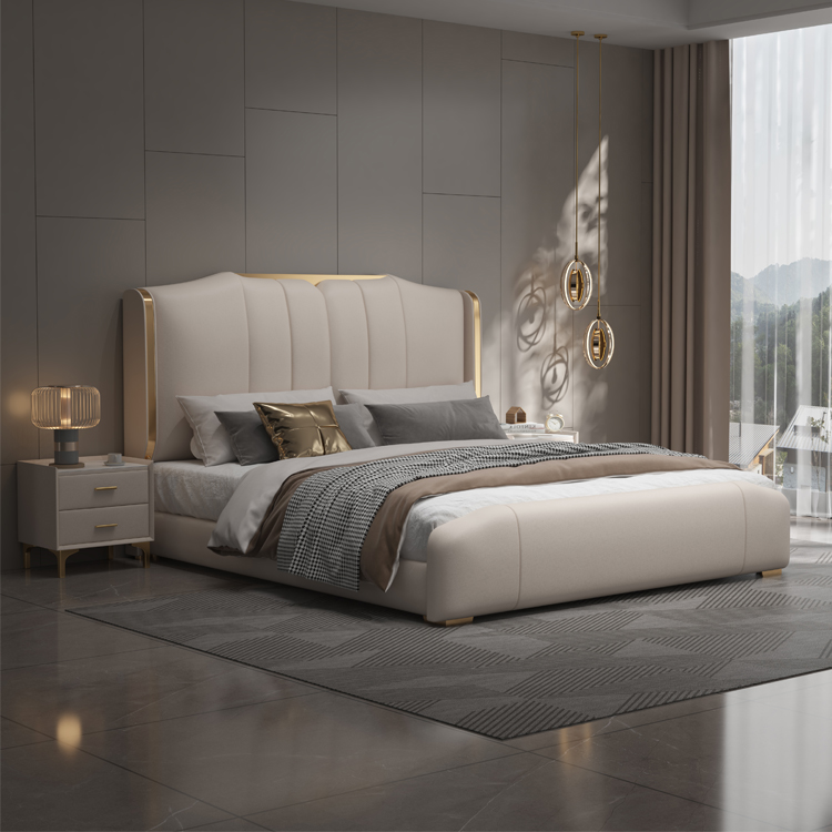 Móveis de Quarto Modernos e Lu - King Size Bed Frame With Storage Drawers avaliação e preço