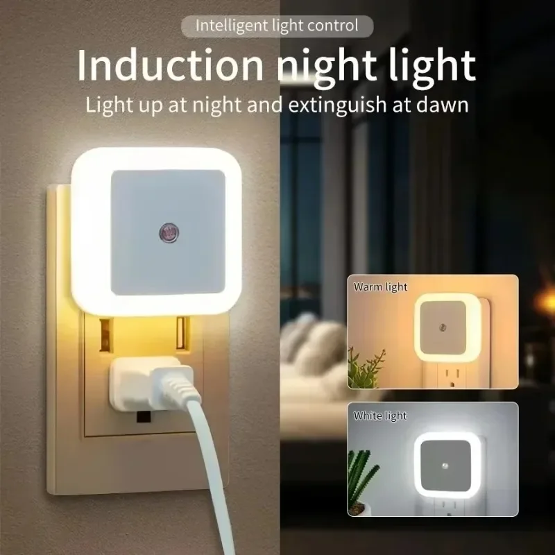 1/6 pçs sem fio led night ligh - Floating Nightstand With Led Light avaliação e preço