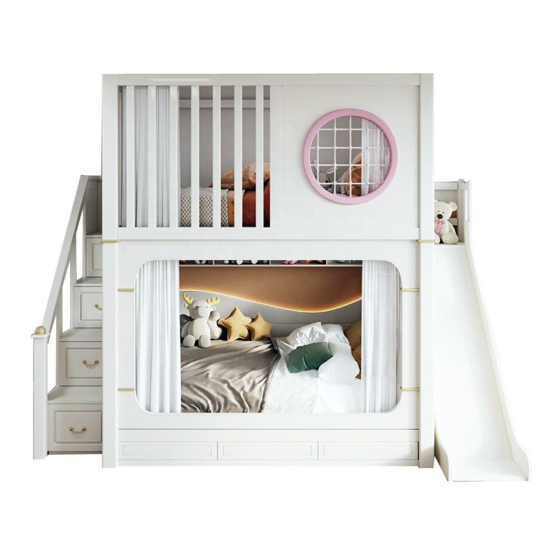 Beliches Infantis com Escorreg - Bunk Bed With Stairs And Slide avaliação e preço