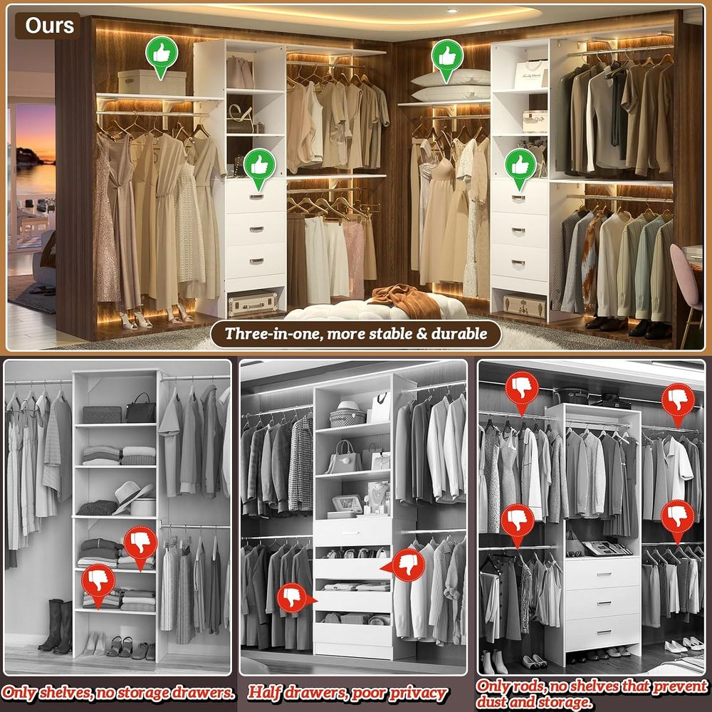 Sistema de Armário 8T, Organiz - Bedroom Furniture avaliação e preço