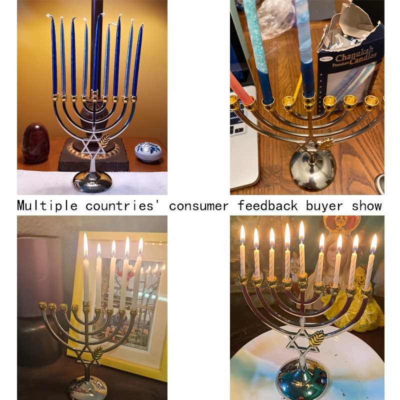 Menorá de Hanukkah com 9 Braço - Tables avaliação e preço