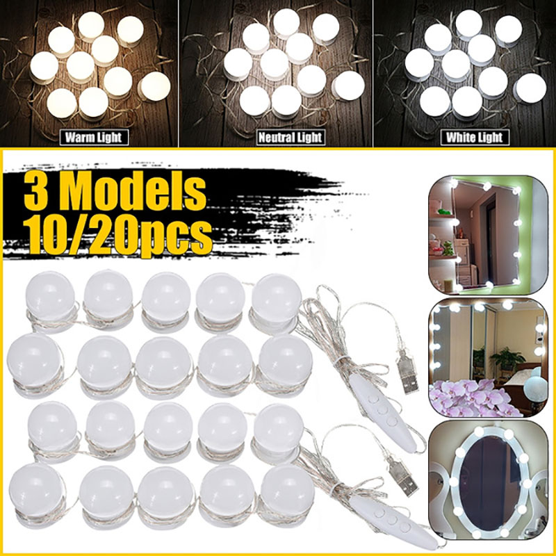 Lâmpadas led para espelho de m - Dressing Table Vanity With Lighted Mirror avaliação e preço