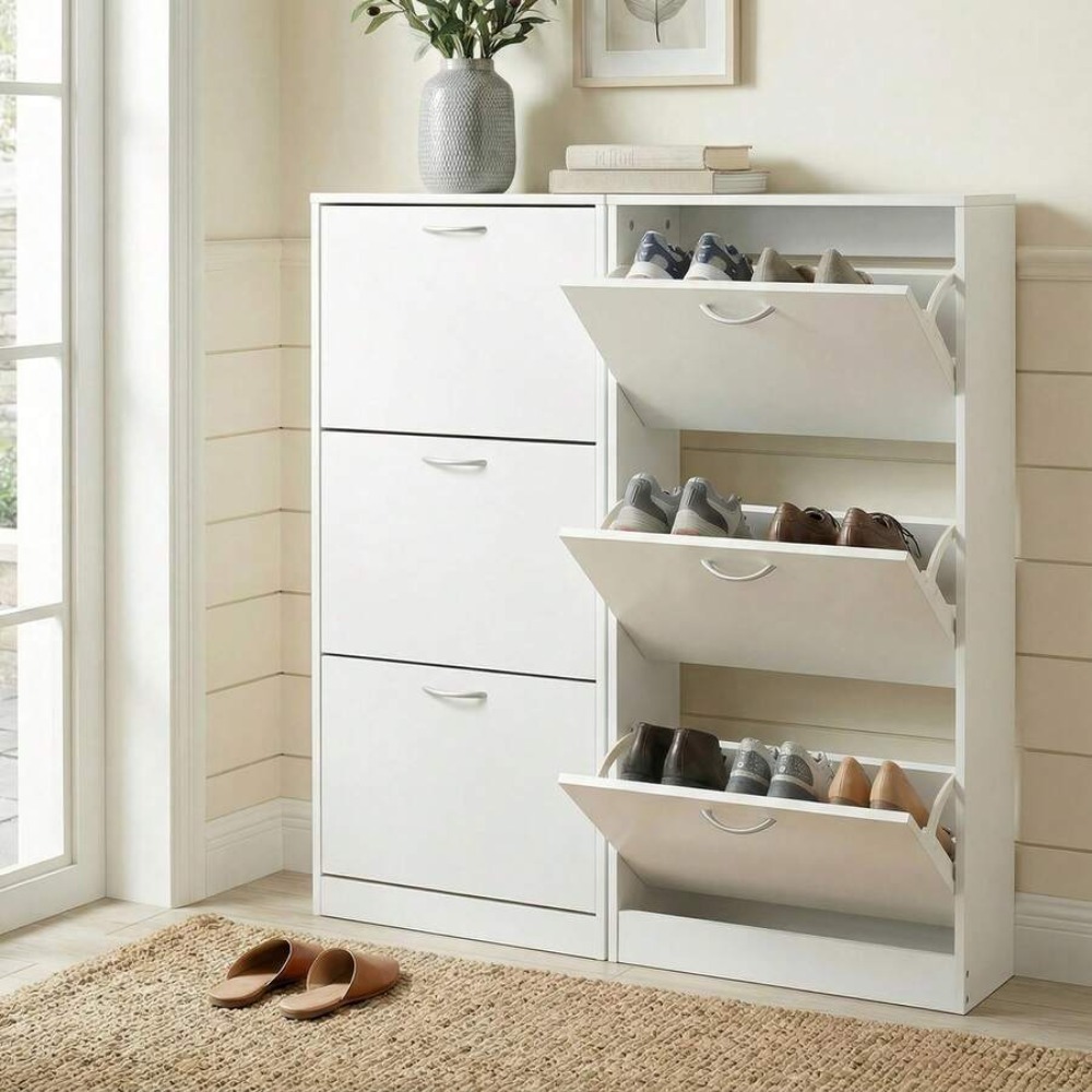 Armário de Sapatos para Entrad - Shoe Rack Cabinet Narrow Entryway avaliação e preço