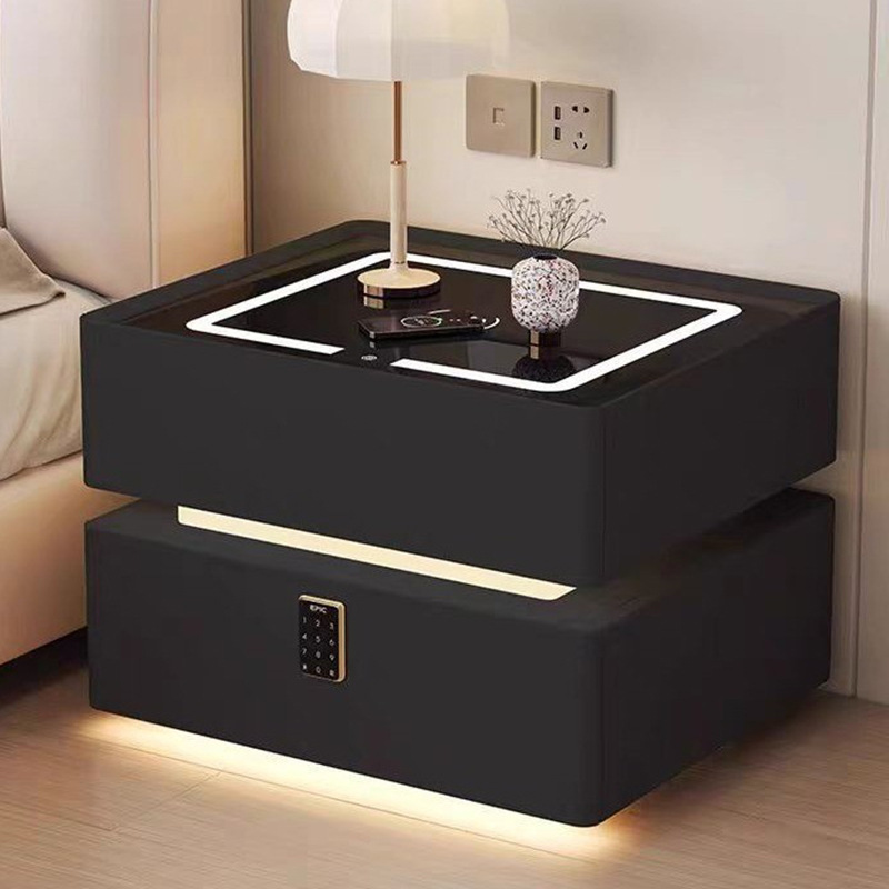 Mesa de cabeceira de madeira m - Solid Wood Nightstand 2 Drawers avaliação e preço