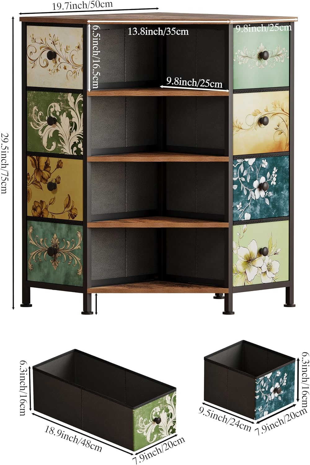 Cômoda de Canto com 8 Gavetas  - Bedroom Furniture avaliação e preço
