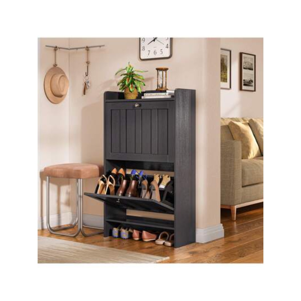 Armário para Sapatos com 2 Gav - Shoe Rack Cabinet Narrow Entryway avaliação e preço