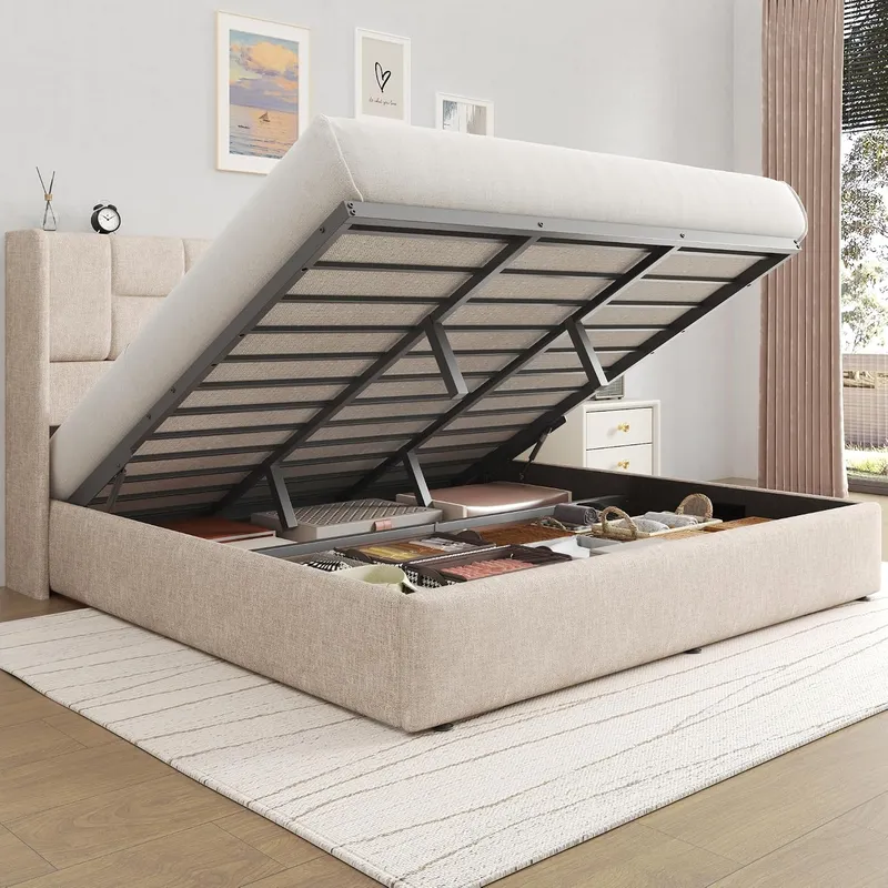Estrutura de Cama com Sistema  - Gas Lift Storage Bed Hydraulic avaliação e preço