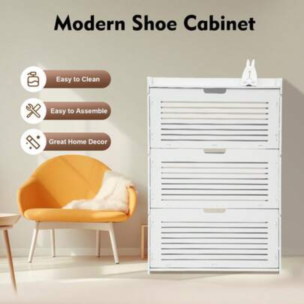 Armário Moderno para Armazenam - Shoe Rack Cabinet Narrow Entryway avaliação e preço