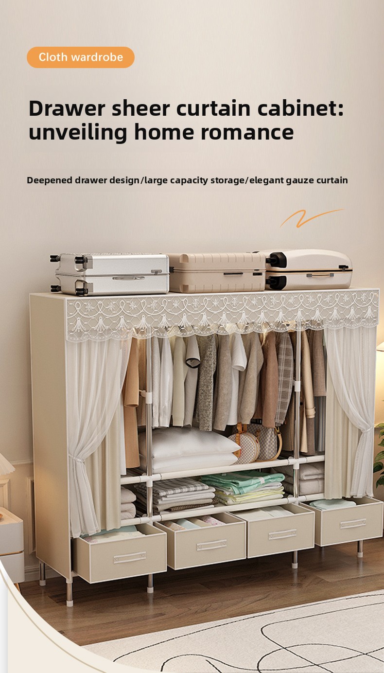 Armário Portátil com Capa, Cab - Wardrobe Closet Portable Fabric Cover avaliação e preço