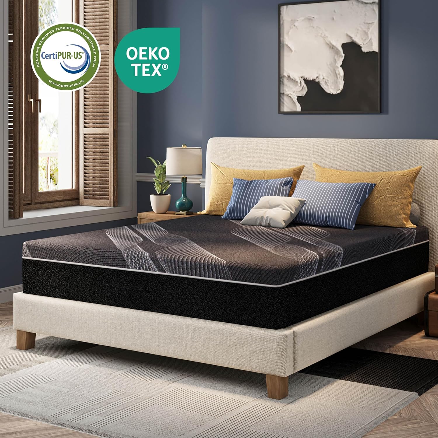 Colchão Queen de 12 polegadas, - Memory Foam Mattress In A Box Queen avaliação e preço