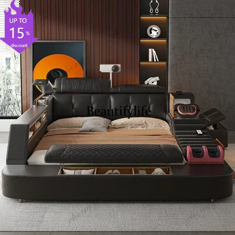 Cama de Casal King Size A182 P - King Size Bed Frame With Storage Drawers avaliação e preço