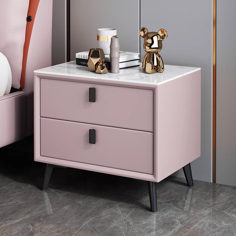 Mesa de Cabeceira de Madeira M - Solid Wood Nightstand 2 Drawers avaliação e preço