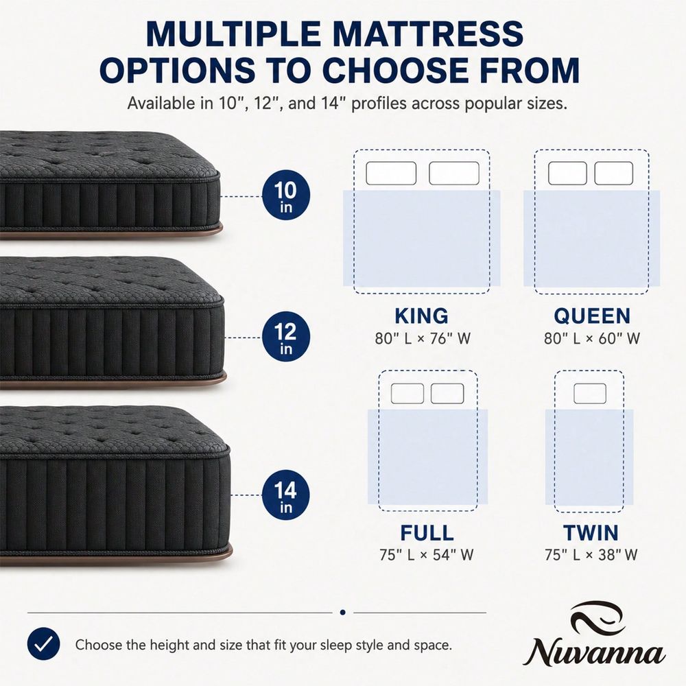 Colchão, Tamanhos 8, 10, 12, 1 - Memory Foam Mattress In A Box Queen avaliação e preço