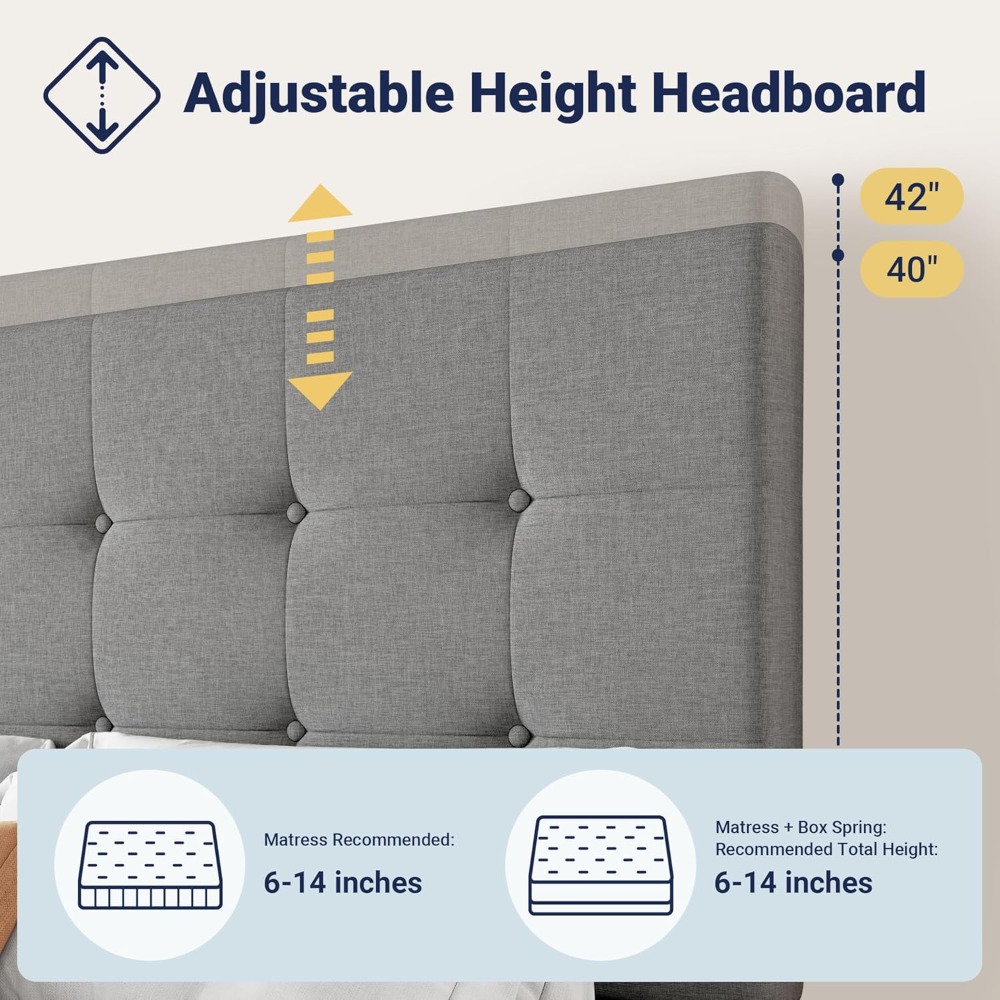 Cama Plataforma King Size com  - King Size Bed Frame With Storage Drawers avaliação e preço