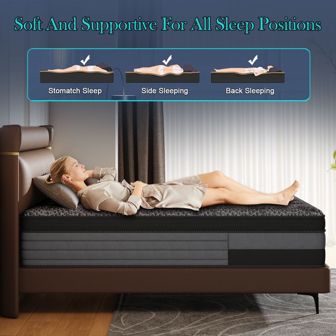 Colchão de Espuma Memória de 1 - Memory Foam Mattress In A Box Queen avaliação e preço