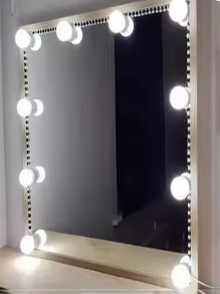 Espelho de Maquiagem LED com L - Dressing Table Vanity With Lighted Mirror avaliação e preço