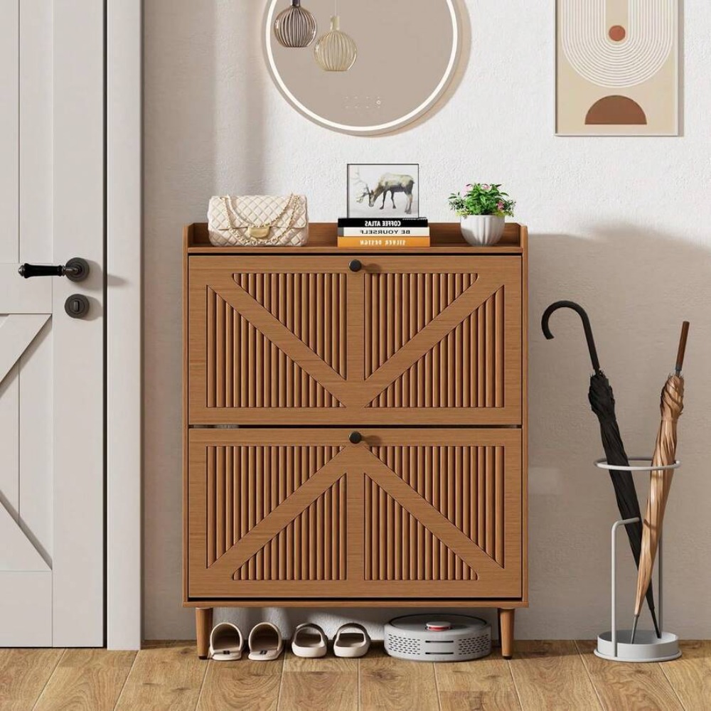 Armário estreito para sapatos  - Shoe Rack Cabinet Narrow Entryway avaliação e preço