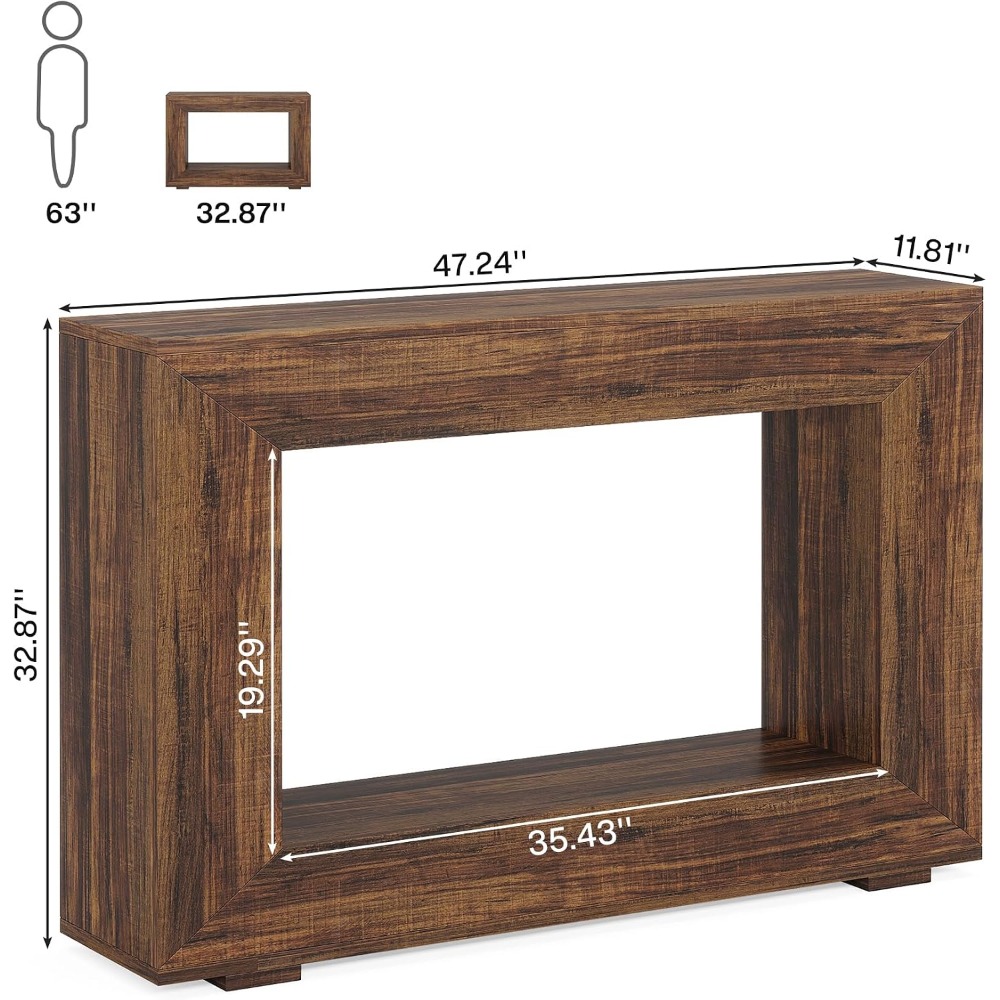 Mesa Console Estilo Fazenda de - Storage avaliação e preço