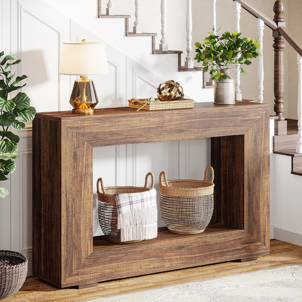 Mesa Console Estilo Fazenda de - Storage avaliação e preço