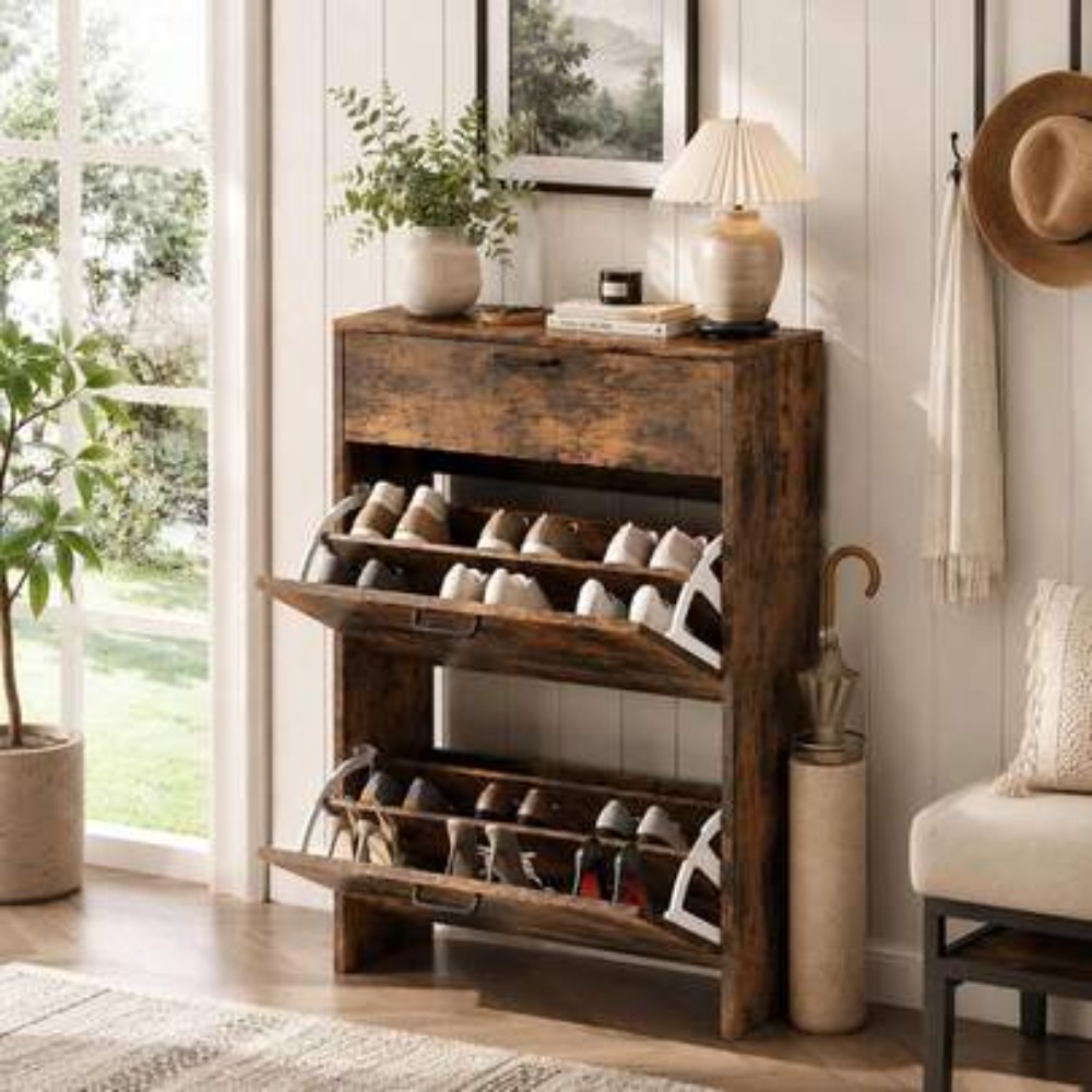 Armário de Sapatos Estreito pa - Shoe Rack Cabinet Narrow Entryway avaliação e preço